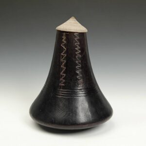 Ugandan Wood Milk Vessel
