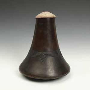 Ugandan Wood Milk Vessel