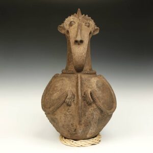 Mambila Ceramic Figurative Vessel