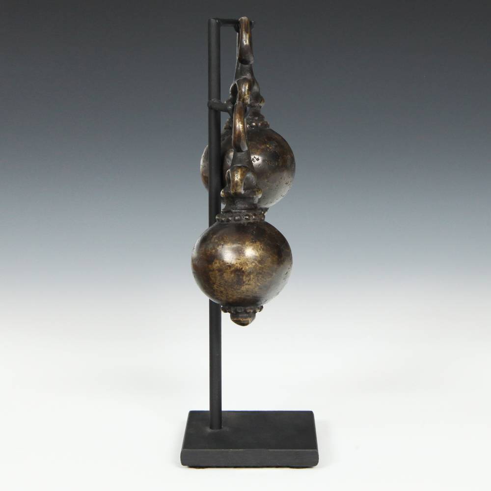Dayak Pair of Tribal Earweights, Based - Image 3