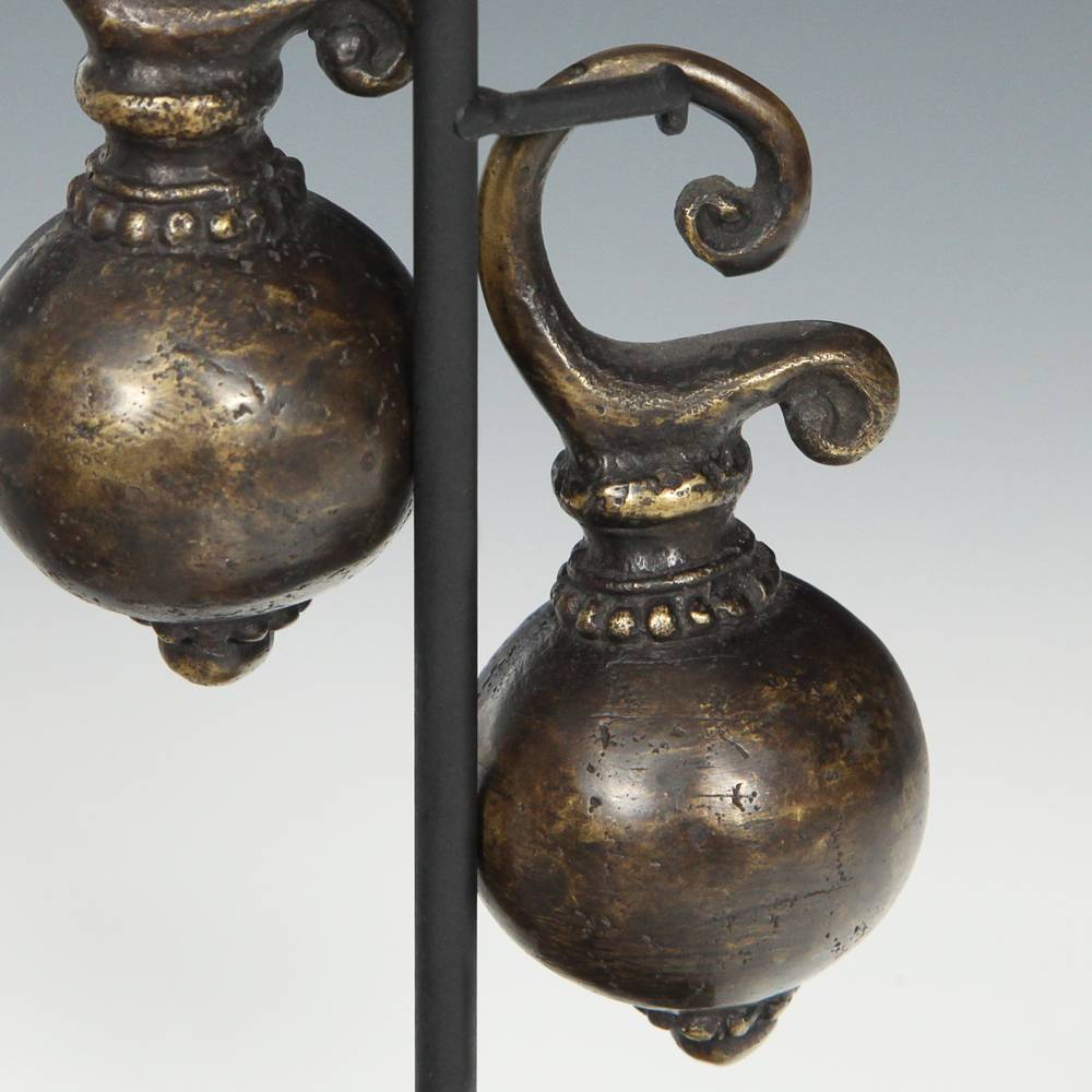 Dayak Pair of Tribal Earweights, Based - Image 7