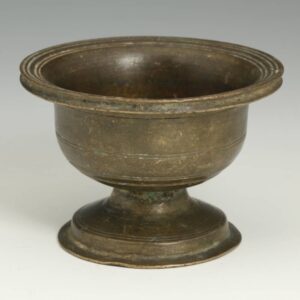 Indian Tazza Form Holy Water Vessel