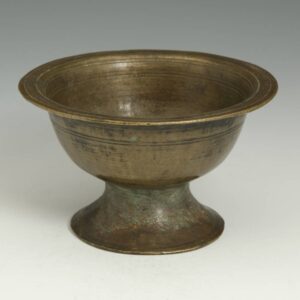 Indian Tazza Form Holy Water Vessel