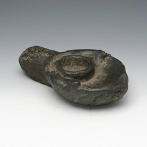 Nepalese Oil Lamp Depicting Salamander