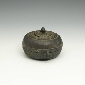 Indian Round Hinged & Lidded Box