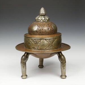Nepalese Incense Burner Depicting Ashtamangala