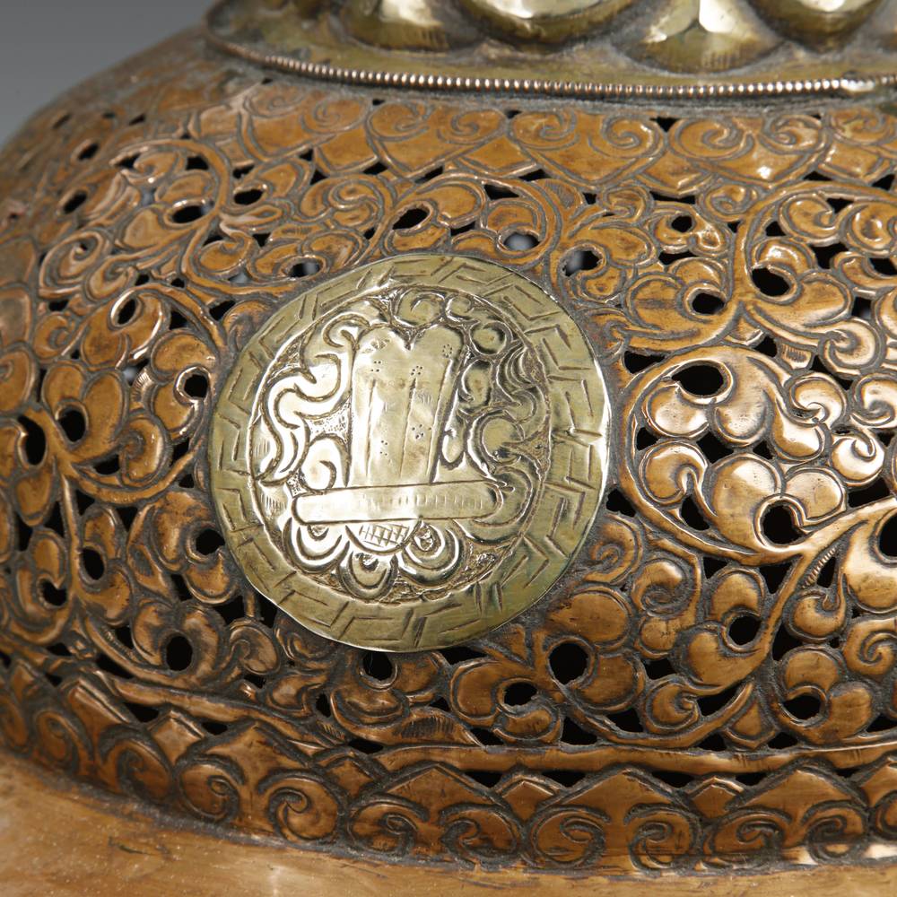 Nepalese Incense Burner Depicting Ashtamangala - Image 3