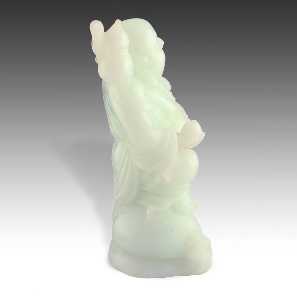 Chinese Seated Figure of Budai or Laughing Buddha - Image 3