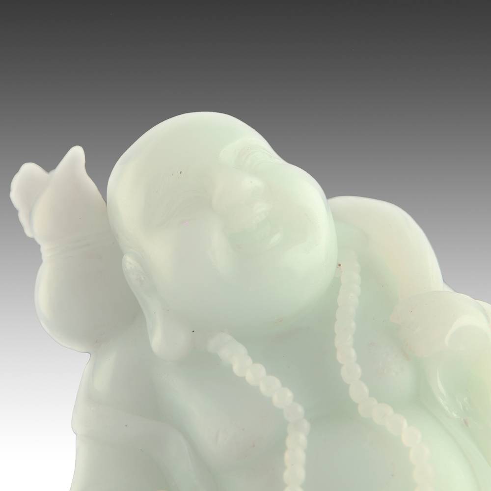 Chinese Seated Figure of Budai or Laughing Buddha - Image 6