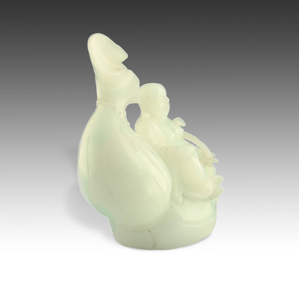 Chinese Seated Figure of Budai or Laughing Buddha - Image 2