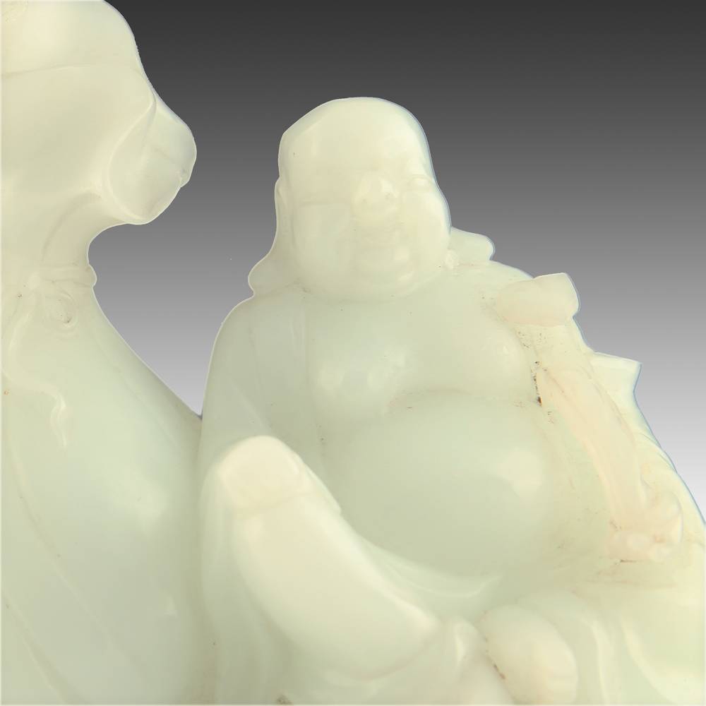 Chinese Seated Figure of Budai or Laughing Buddha - Image 7