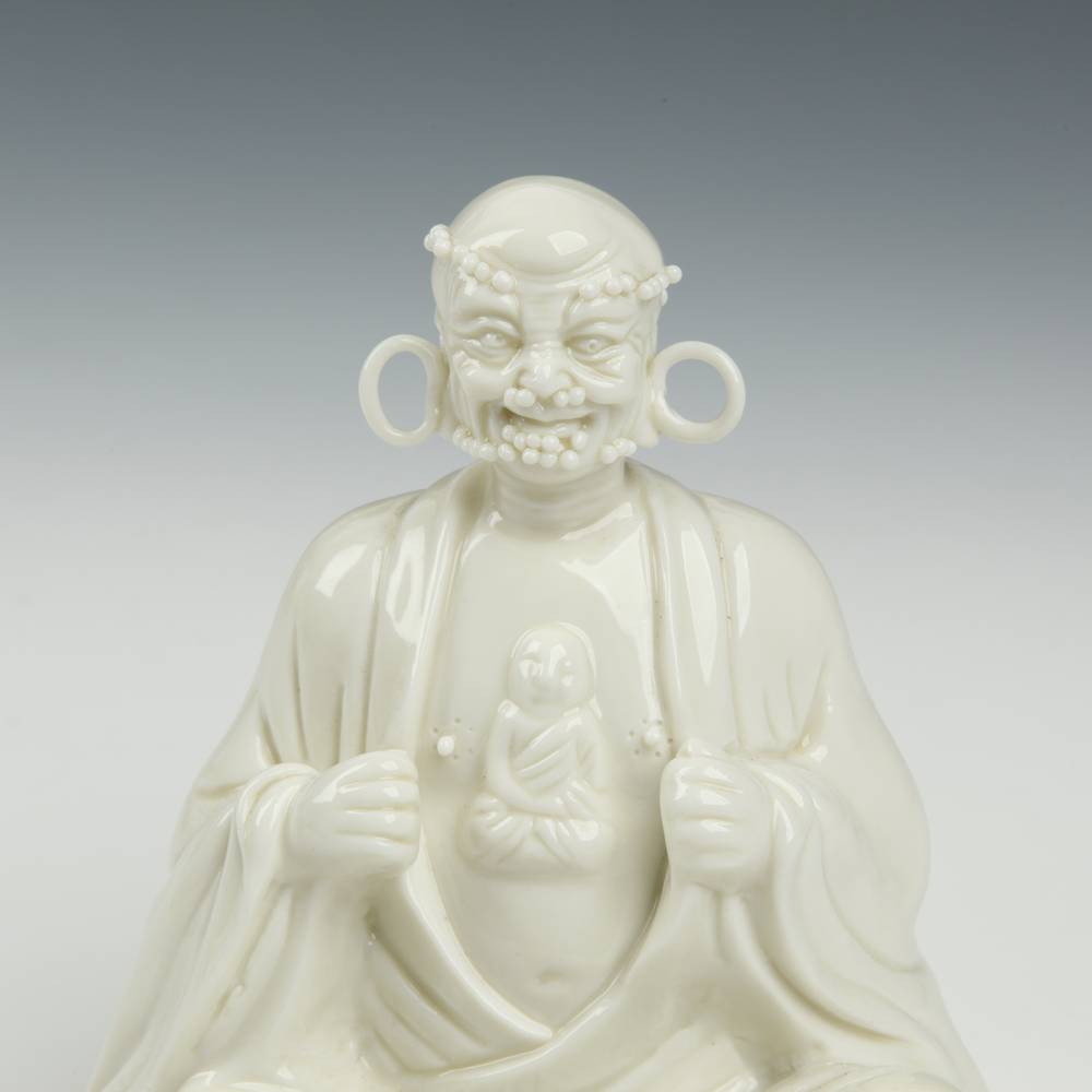 Chinese Seated Figure of a Lohan or Enlightened One - Image 6