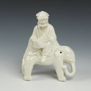 Chinese Seated Figure of a Lohan or Enlightened One