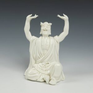 Chinese Seated Figure of a Lohan or Enlightened One