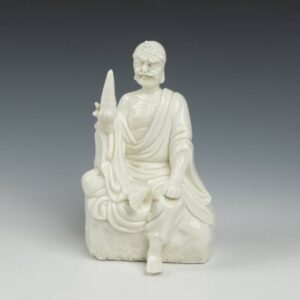 Chinese Seated Figure of a Lohan or Enlightened One