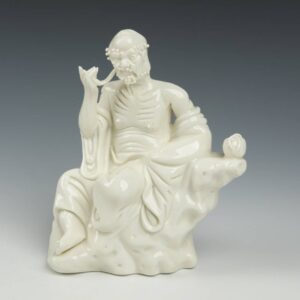 Chinese Seated Figure of a Lohan or Enlightened One