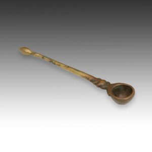 Indian Oil Spoon with Spear Top