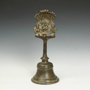 Indian Bell with Handle Depicting 2 Garudas