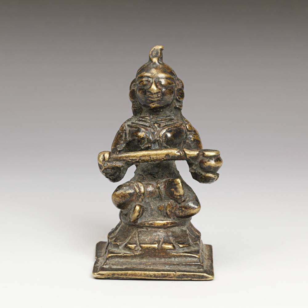 Indian Pilgrimage Figure of Saraswati or Annapurna