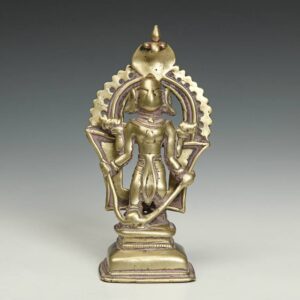 Indian Pilgrimage Figure of Krishna in Mandorla
