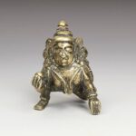 Indian Bell with Handle Depicting 2 Garudas, India