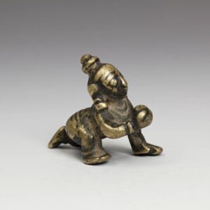 Indian Pilgrimage Figure of Kneeling Krishna