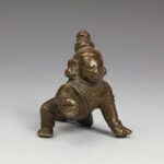 Indian Cylindrical Vessel with Loop Handles, India