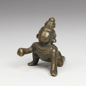 Indian Pilgrimage Figure of Kneeling Krishna