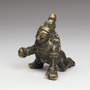 Indian Pilgrimage Figure of Kneeling Krishna