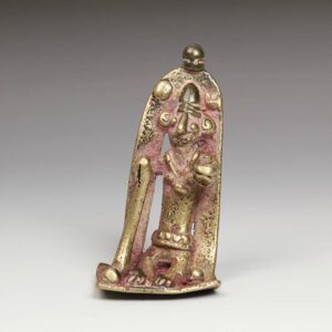 Indian Folk Pilgrimage Figure of Begging Shiva