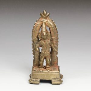 Indian Pilgrimage Figure of Begging Shiva in Mandorla