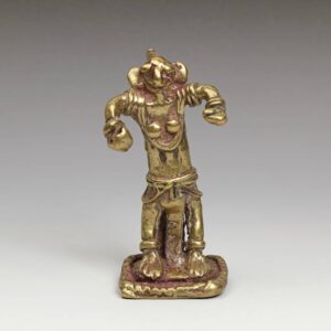 Indian Folk Pilgrimage Figure of Begging Shiva