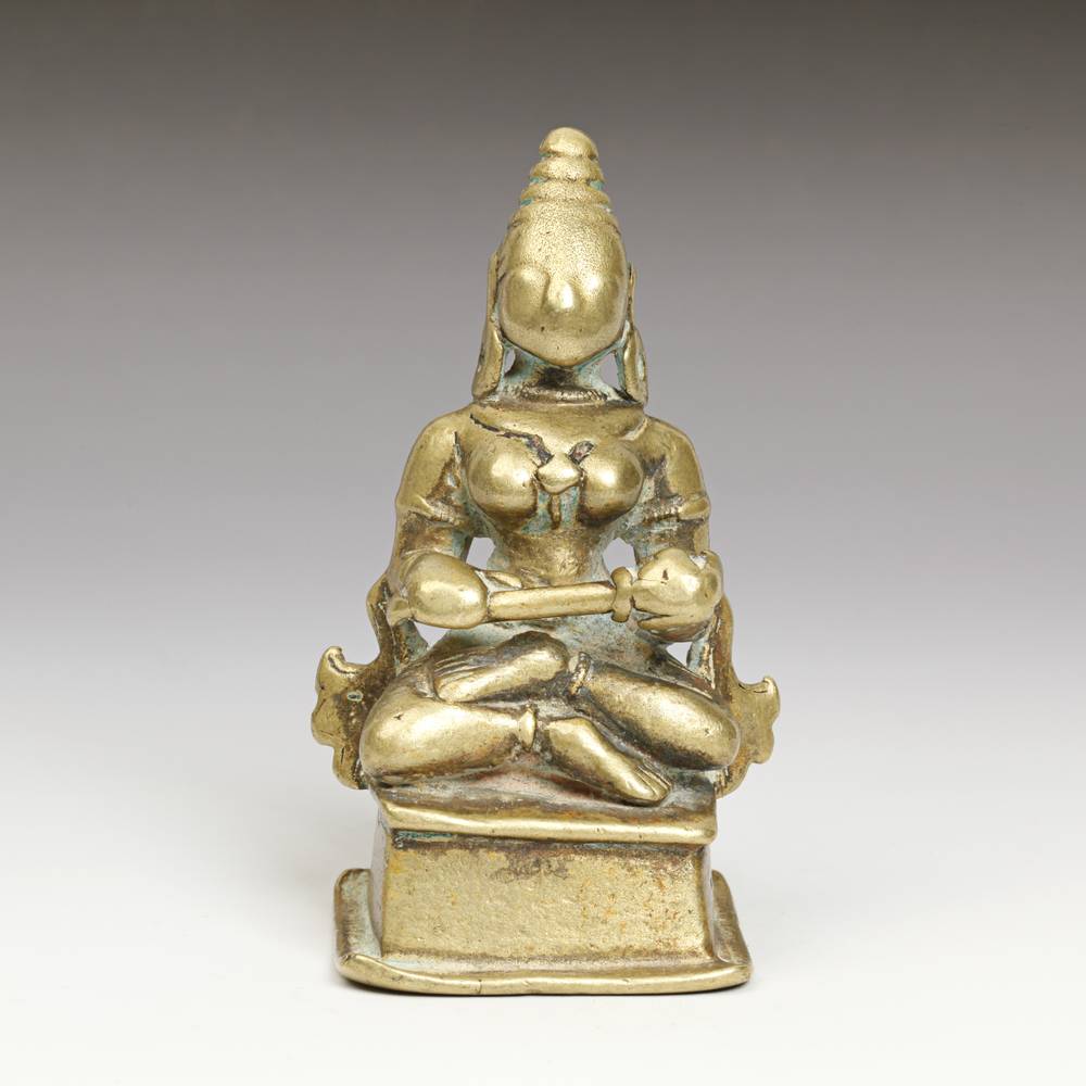 Indian Pilgrimage Figure of Saraswati or Annapurna