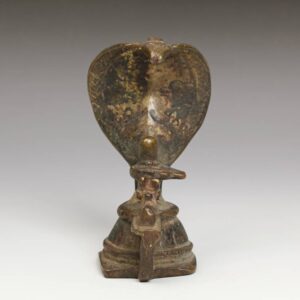 Indian Pilgrimage Figure of Nandi with Naga