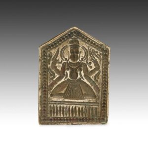 Indian Bronze Mold for Amulet