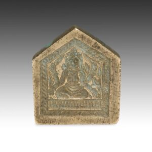 Indian Bronze Mold for Amulet