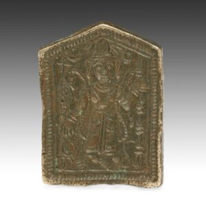 Indian Bronze Mold for Amulet