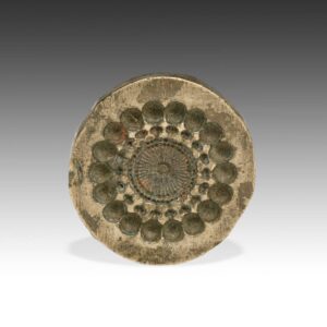 Indian Casting Mold with Lotus Motif
