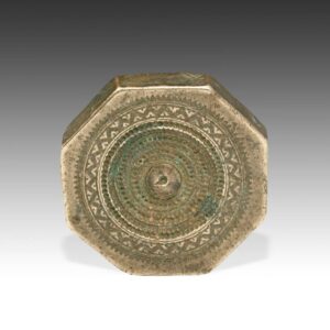 Indian Casting Mold with Lotus Motif