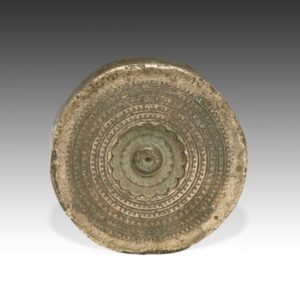 Indian Casting Mold with Lotus Motif