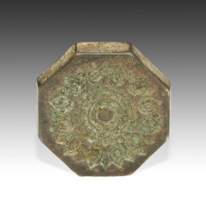 Indian Casting Mold with Lotus Motif