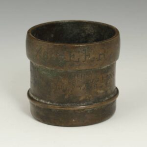 Indian Holy Water Vessel with Stamped Motif