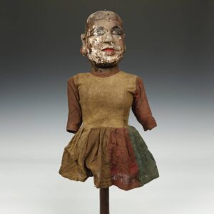 Indian Female Puppet on Stick
