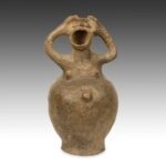 Bura Figurative Vessel Top, Based, Bura People, Niger