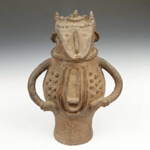 Kalanga Terra Cotta Figurative Vessel