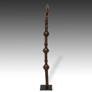 Kongo Wood Staff, Republic of Congo, Based
