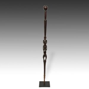 Makonde Wood Staff, Tanzania, Based