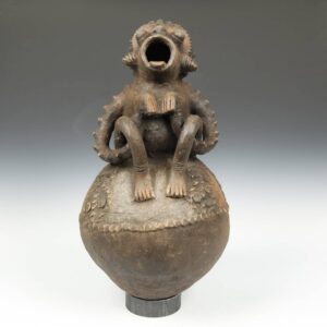 Mambila Ceramic Figurative Vessel