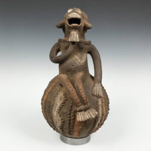 Mambila Ceramic Figurative Vessel