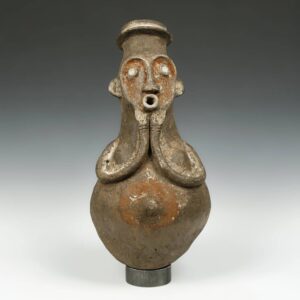 Mambila Ceramic Figurative Vessel